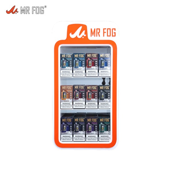 MR FOG NOVA 36000 PUFFS DISPOSABLE VAPE 124CT/DISPLAY PACK - ASSORTED FLAVORS